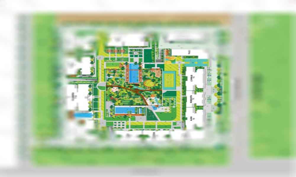 Shapoorji Pallonji Plots Khopoli Master Plan showing plot layout